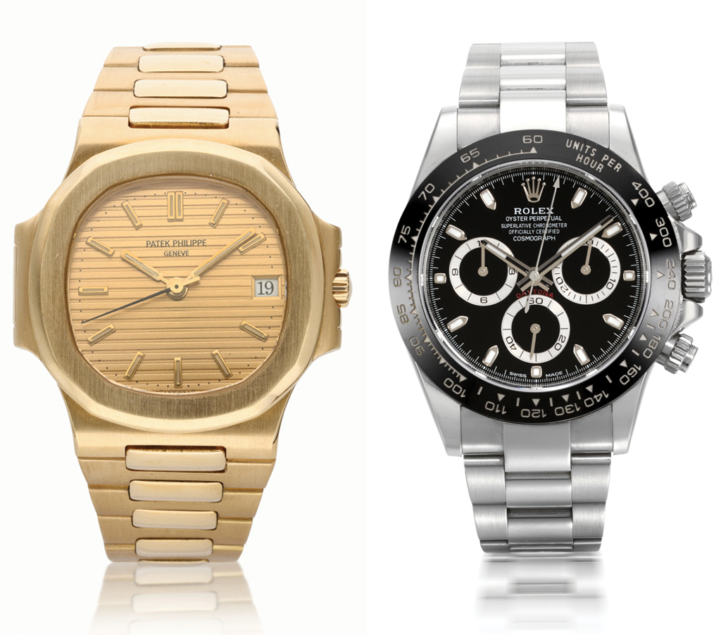 Rolex and Patek Philippe Watches